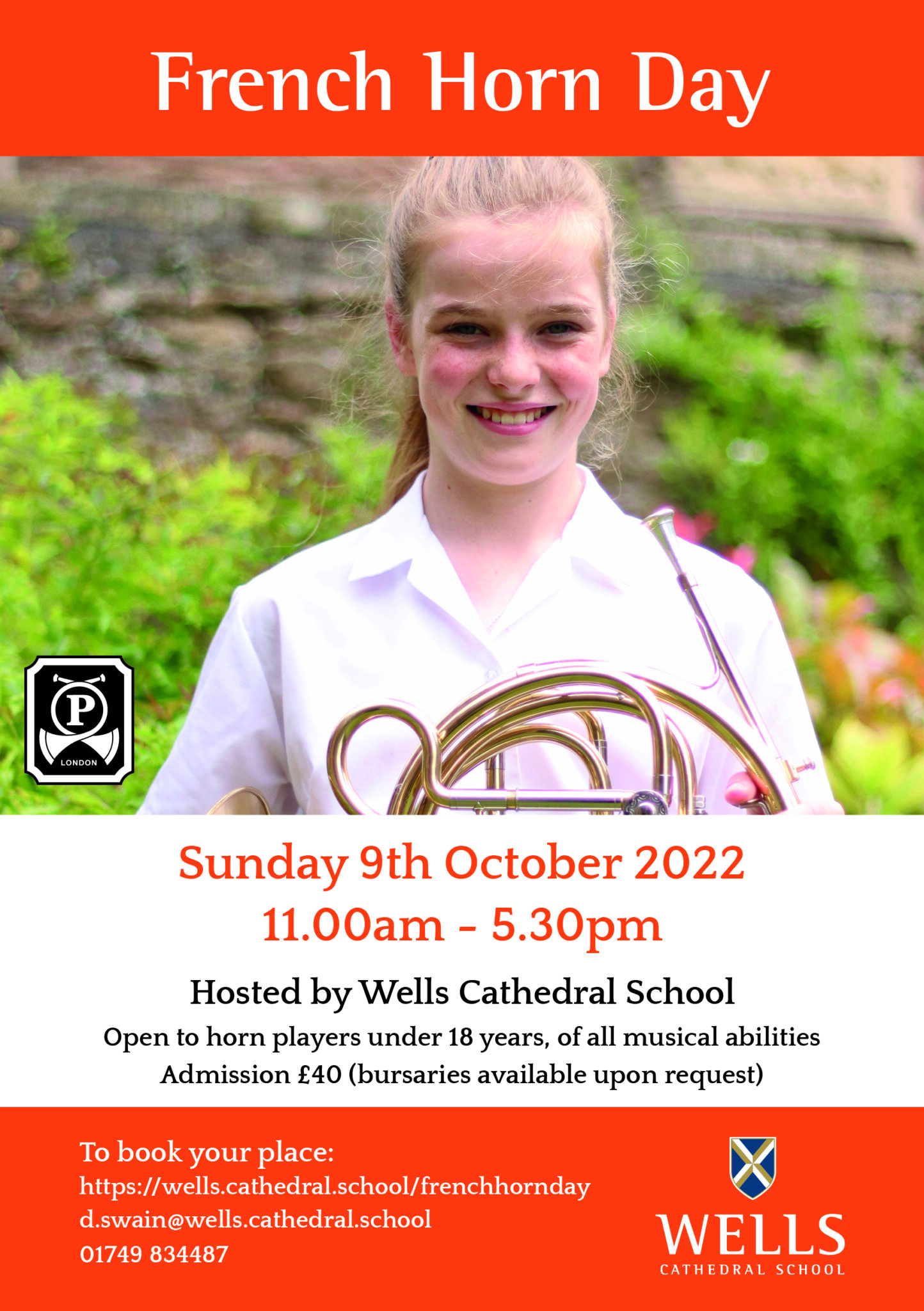 Sunday 9th October Wells Horn Day British Horn Society